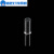 ABDT 欧式针型冷压端子 EN紫铜线鼻E型裸铜套管 空心铜管接头紫 EN0508(2000只)0.5平方