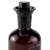 海斯迪克 HKCL-621 溶解氧瓶 实验室具塞玻璃培养污水瓶水样瓶 棕色双盖500ml 