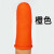 洛港 橙色：M L 混码=50只 防滑麻点手指套耐磨加厚乳胶一次性橡胶防护手指头套