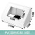金格羽PVC新款塑料盒塔式插座单面三角形实验台走线槽五孔线盒双面PP的 白-色 118款pvc插座底盒