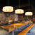 纯庆新中式LED客房卧室会所酒店展厅茶楼餐厅饭店楼梯灯具吊灯 米白色A直径30CM 偏浅