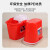 加厚地拖桶老式红色拖地桶拖把桶墩布桶手压挤水桶清洁桶 3809【大号】拖地桶