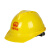 OEING加厚安全帽工地透气施工建筑领导监理电力工程高强度劳保头盔国标 V型透气 黄色