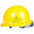山头林村定制abs玻璃钢安全帽工地施工建筑工程领导国标劳保头盔印字印图 V型防尘款