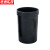京洲实邦【8L黑色】大理石纹无盖圆筒垃圾桶ZJ-0073