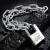 纳仕徳 链条锁 长加粗镀锌铁链门锁车锁JXA0132 6mm链条+防剪锁 1.2米