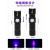定制适用手机维修UV胶固化灯led紫外线绿油无影胶固化手电筒紫光灯USB充电 9灯紫光手电筒送3个 电池 0-5W