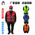 安全员工作负责人防护服装马甲安全监护铁路反光背心施桔红黄蓝色 红色布(无字)