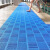 游泳池镂空塑料加厚拼接脚垫卫生间浴室防滑疏水隔水可裁剪地垫 蓝色水波纹脚垫 0.3米*0.3米（单装）