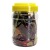 山头林村蜂蜜瓶子塑料塑料瓶带盖蜂蜜瓶子一斤装2斤装透明密封罐剁 1L宽口圆瓶 (6个) 配压敏垫