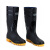鞍琸宜）高筒耐酸碱雨靴加厚防滑防水PVC雨鞋40码