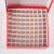 纸质冷冻盒81格 翻盖冻存盒 连盖81孔纸盒防水 放1.8ml/2ml管 纸 桔色