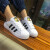 阿迪达斯 （adidas）男女鞋三叶草板鞋户外运动鞋子情侣金标小白鞋学生时尚百搭休闲鞋 EG4959/黑色金标 36