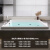 果敢家用深泡方形嵌入式亚克力浴缸冲浪按摩浴缸1.3米762 嵌入式空缸+下水器 0.95m