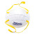 耐呗斯 KN95杯型口罩 防粉尘雾霾工业口罩 头戴式无阀 外置鼻梁 NBS9508  20只/盒