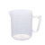 RICH LAB 食品级塑料量杯250 500 1000ml 2L 5L烘焙奶茶加厚家用PP刻度烧杯 500ml带盖