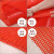 科尔尚 PVC透明防滑镂空地垫 TR09红色 1.2m宽X1m长 5天