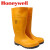霍尼韦尔安全靴PVC安全防护靴防砸耐油防化75707黄色41
