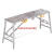装修马凳折叠升降加厚室内多功能工程平台凳梯子施工凳移动脚手架 2.0*40加厚三根拉绳网面