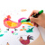 美乐童年儿童画画本绘画图画本涂色本填色小学生幼儿画本填色本步步学画可爱动物
