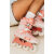 飞鹰X5F轮滑鞋初学入门休闲花式刷街轮滑旱冰鞋 珊瑚粉鞋子+基础护具+单肩包 40