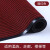 冰禹 BYX-442 PVC双条纹地垫 复合地毯 除尘防滑入户门地垫 厨房吸水脚垫 暗红60*90cm
