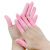 一次性手指套粉色米黄色白色乳胶手指套500克装无尘无粉胶指套定制 白色500克 均码 7天内发货