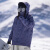 AWKA滑雪服女款男2023新款单板防水高端专业3L小众美式外套上衣冬 雾灰紫色 S