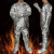 孟诺 耐高温防护服1000度 铝箔隔热防烫服 工业防火工作服 XXL
