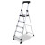 稳耐稳耐梯子家用铝合金梯人字梯折叠梯 P275CN五步单侧梯1.9米