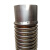 适用于304不锈钢钢管焊接波纹管工业金属软管高温蒸汽软管防爆非标定制 DN40*45*300