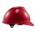 世达V顶标准型高强度领导监理头盔 工地建筑工程 新国标安全帽 TF0101R-V型标准-红色