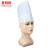 麦锐欧（Mairuio） 一次性厨师帽 无纺布加厚厨师帽 酒店餐厅男女厨师帽 可调节工作帽 平顶高帽20顶 高29cm