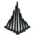木可西M4.2粗牙干壁钉发黑沉头快牙自攻平头十字纤维板家具5木螺丝2580 半斤 4.2*100(一斤约77个)