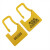 防调包塑料封条航空专用防盗塑料挂锁锁扣行李箱包锁一次性编码锁 白色