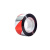 月桐（yuetong）驱鸟彩带 反光警示彩条 YT-CDH5  45mm×80m 聚酯膜 红银色 1卷