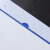 奈鑫 彩色标识卡k士磁性卡 仓库货架标识牌 规格-313mm*224mm蓝边A4