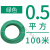 祥利恒RV多股铜芯软线电线0.5 0.75 1 1.5 2.5 4 6平方国标电子线导 铜0.5平方100米(绿色)