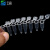云程PCR管八连管平凸盖八连管 排管 荧光定量PCR管 0.2ml透明(新款)平盖125条