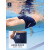迪卡侬（DECATHLON）防尴尬泳裤男泳衣男士长款平角游泳裤紧身温泉专业NABD 经典蓝 M-L 42(140-150斤)