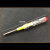 测电笔试电笔验电笔多功能电工工具十字一字两用螺丝刀工业 红帽一字测电笔 1支装
