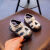 卡特兔（crtartu）超软童鞋1至3岁夏季宝宝沙滩鞋婴幼儿镂空防踢学步鞋儿童包头凉鞋 黑色 23码內长14.5cm