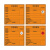 电梨 定制新国标安全标识牌 警告标志 电力警示3M铝板标牌（危险废物标识）铝板UV腐蚀标牌 危险废物 毒性 20*20cm