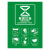 新国标分类垃圾桶可回收其他垃圾标志贴纸 26.5*39绿色易腐贴纸