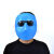 烧电焊脸部防护全脸防烤脸电焊面罩头戴式轻便简易氩弧焊电焊面具 单独5副黑色眼镜