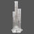 HKNA 实验室量筒 玻璃刻度量筒 高硼硅玻璃量筒 单位：组  100ml（2个） 