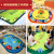 幼儿园阅读区地毯儿童早教中心地垫室内教室区域图书区 浅蓝色 公路 #2#