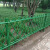 新农村别墅庭院围栏园林景观栏杆仿真竹子篱笆栅栏 不锈钢仿竹护栏 绿色安装高度1米*2米长含1立柱
