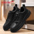 奥康（Aokang）男鞋夏季2024新款英伦商务休闲运动皮鞋男士黑色低帮厚底防滑板鞋 黑色 39