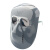 添新焊友焊工专用脸部防护面罩头戴式电焊面罩焊接防烤脸面具 BX-6面罩+透明+灰色眼镜+松紧带